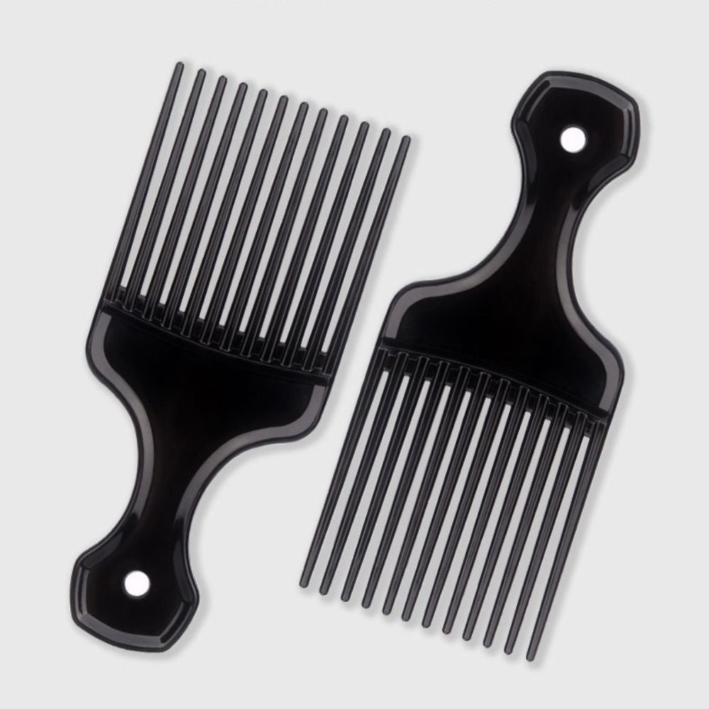Пластиковые вставки для волос Гребни Черный Pick Comb Инструменты для укладки волос Вилка Расческа Парикмахерская