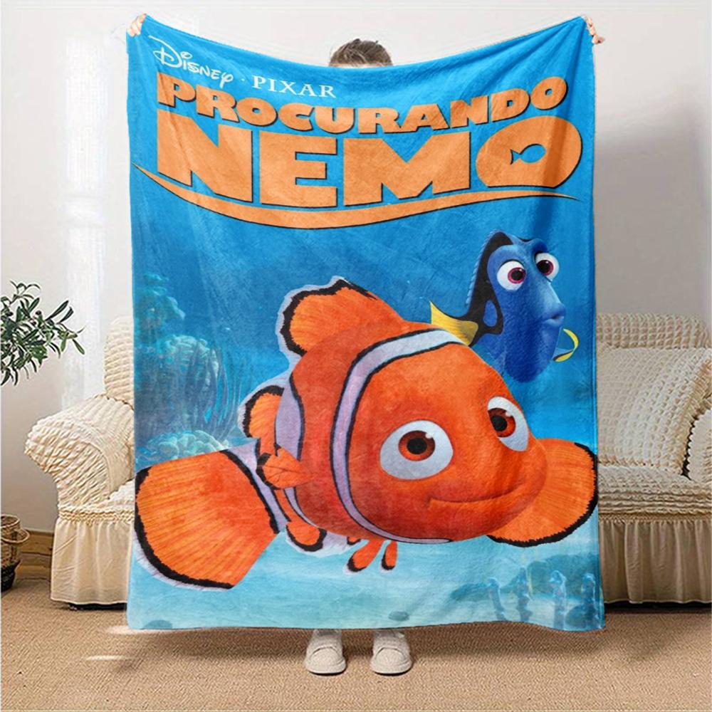 Nemo Theme Printed Blanket - Perfect for Couch, Bed, Travel & Outdoor Use | Machine Washable, Cozy & Durable.