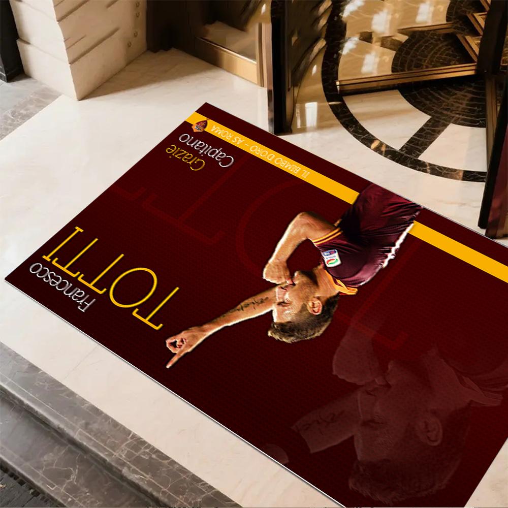 Totti's Legacy: Eternal Floor Rug Office Rug Suitable for Bedrooms Dining Room Foyer Hallway Anti-slip Rug Anime Office Decor Gift for Festivals