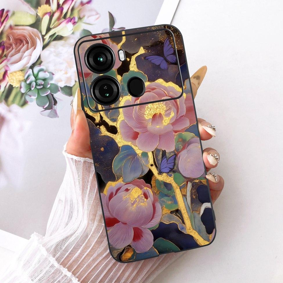 Чехол для ITEL P40 Чехол P662L Силиконовый Милый Кот Модный Забавный Расписной Funda Для P40 ITEL P 40 Корпус Телефона