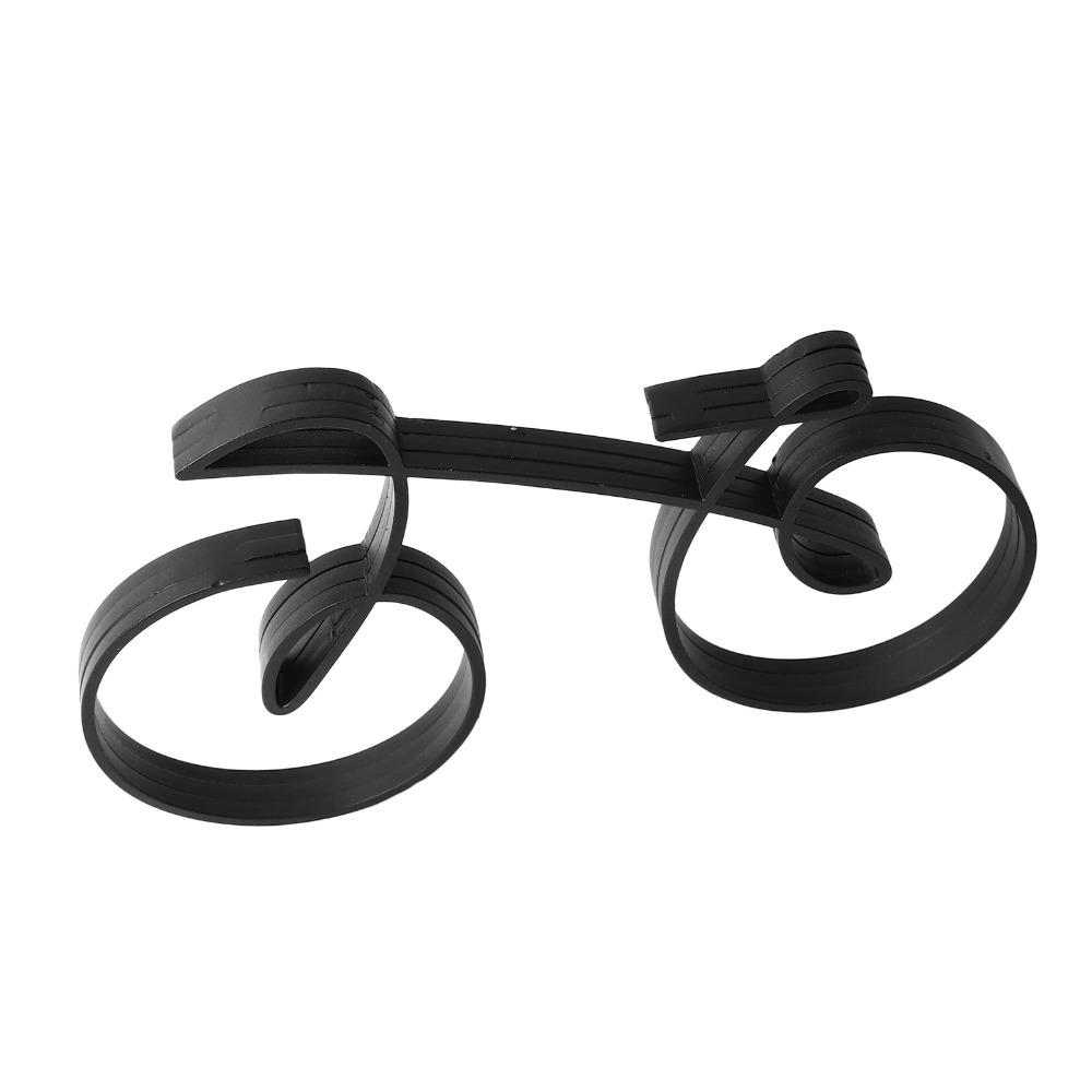 Black Wireframe Bike Metal Sculpture Iron Cycling Themed Desktop Decor Living Room Shelf Ornament