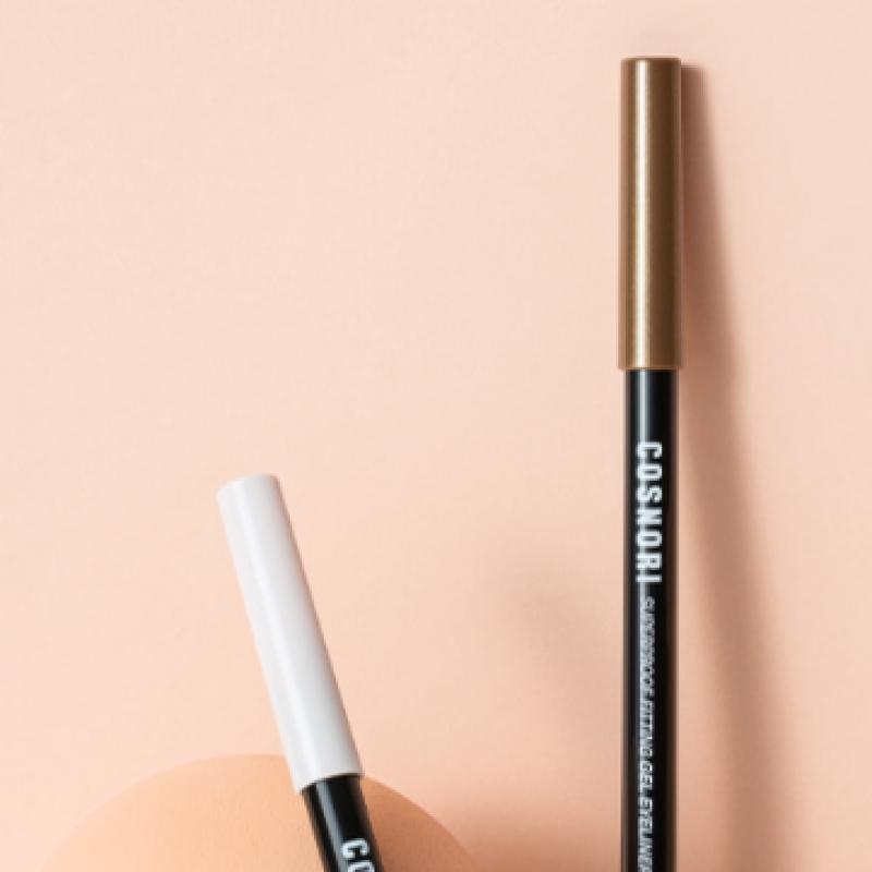 Cosnori [августовский All Young Pick] Cosnori Super Proof Fitting Vegan Gel Eyeliner Pencil 1+1 Plan [1+1 Plan] 03 Орехово-коричневый