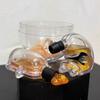 Qualia A Drunk Wine Bottle And Glass, A Personified Whisky Figurine Mini Figurine Decoration Modle