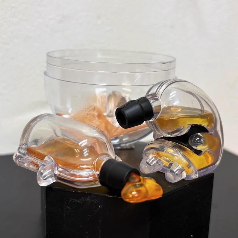 Qualia A Drunk Wine Bottle And Glass, A Personified Whisky Figurine Mini Figurine Decoration Modle