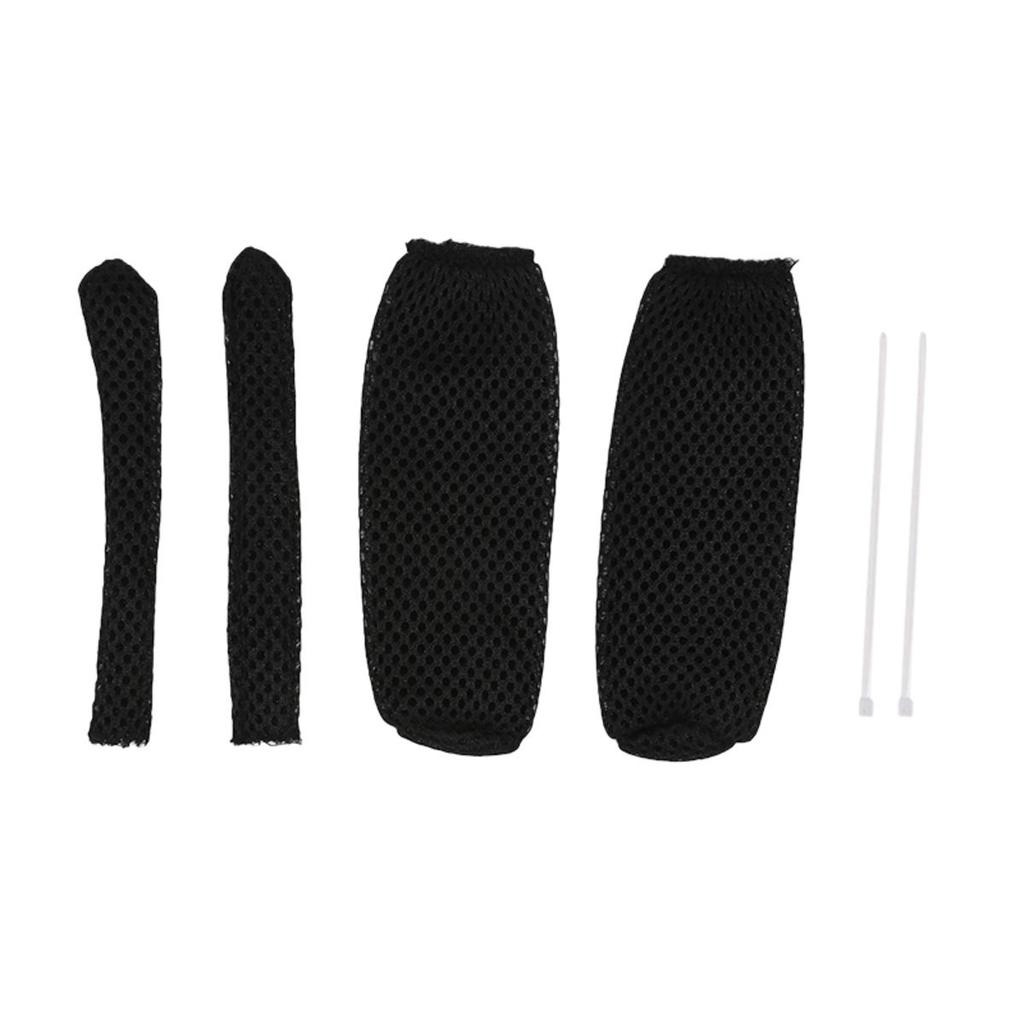 4Pcs/set Motorcycle Handlebar Grip Universal Handle Bar Cover Brake Clutch Lever Summer Ice Silk Breathable Mesh Grips Cover