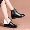 Fashionable Versatile Short Boots Plush Insulation Winter Elegant Minimalist Comfortable Flat Bottom Anti Slip Women's Boots