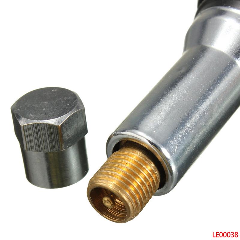 5 шт. автомобильных хромированных медных бескамерных шин TR414 из резины, пылезащитный колпачок для вентилей шин TPMS, подходит для стандартного отверстия обода 11 мм