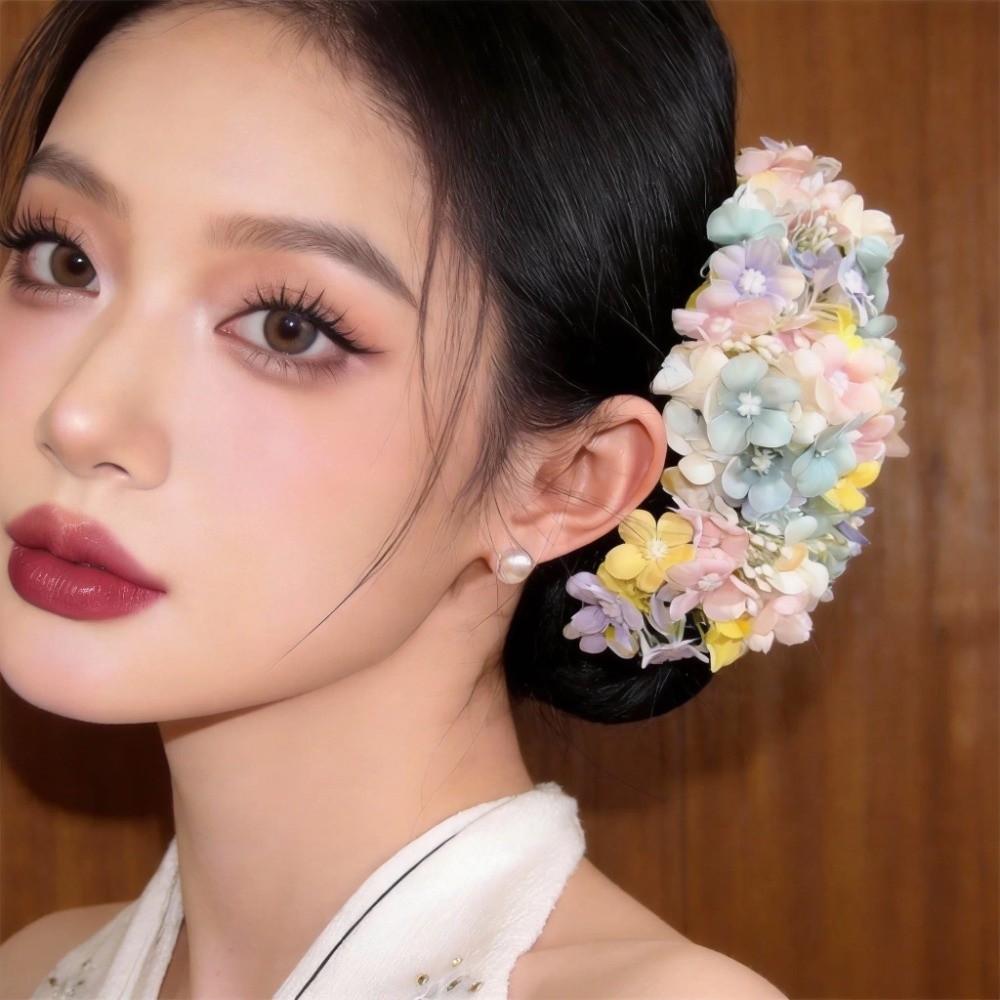 Fairy Flower Hair Stick Bohemian Thai Hair Fork Sweet Bride Hair Accessories Daily