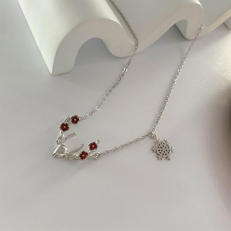 Элегантное ожерелье-ключица цвета палевого олененка - Высококлассный рождественский подарок для женщин