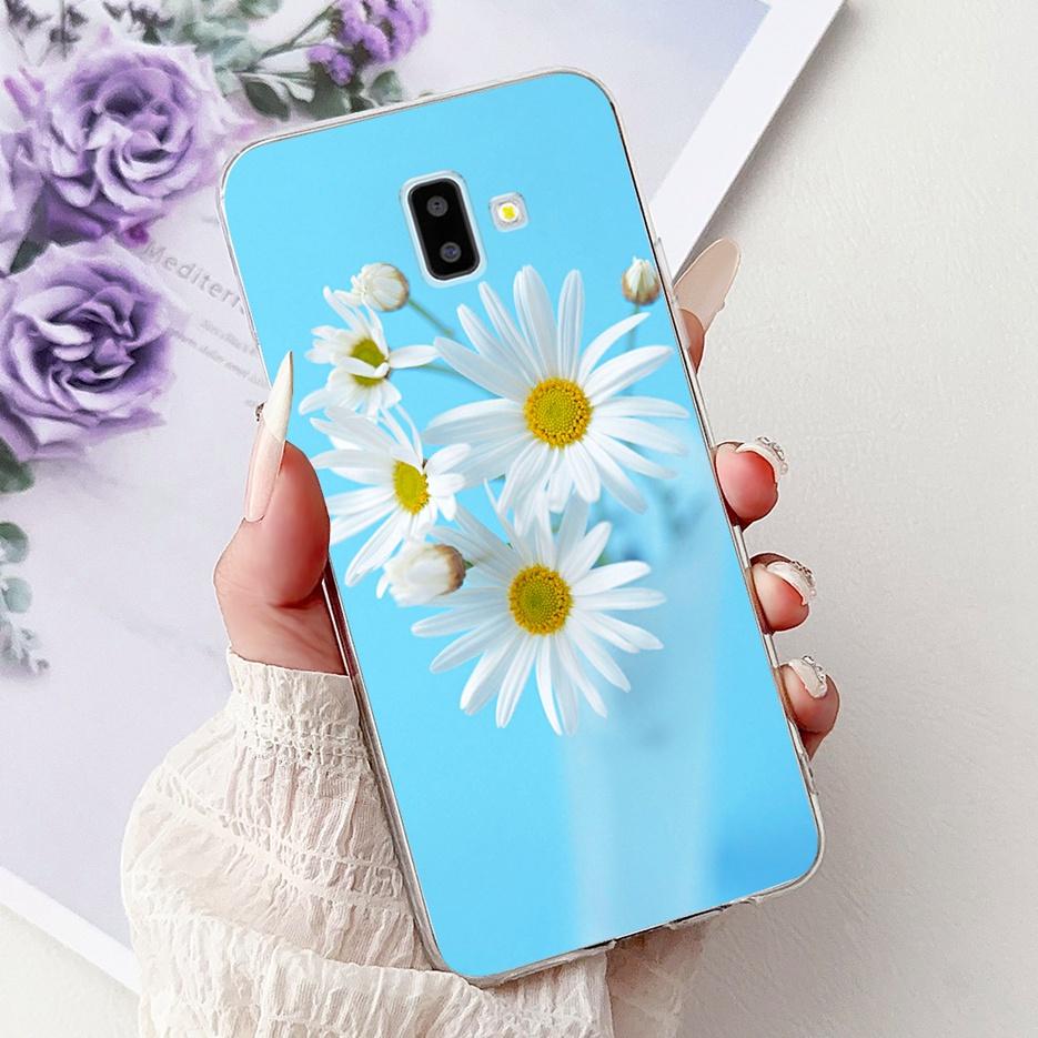 Чехол для Samsung Galaxy J6 Plus SM-J610F Милый Модный Чехол с Рисунком Сердечко Мягкий Силиконовый Чехол для Samsung J6 J600F J6+ Корпус