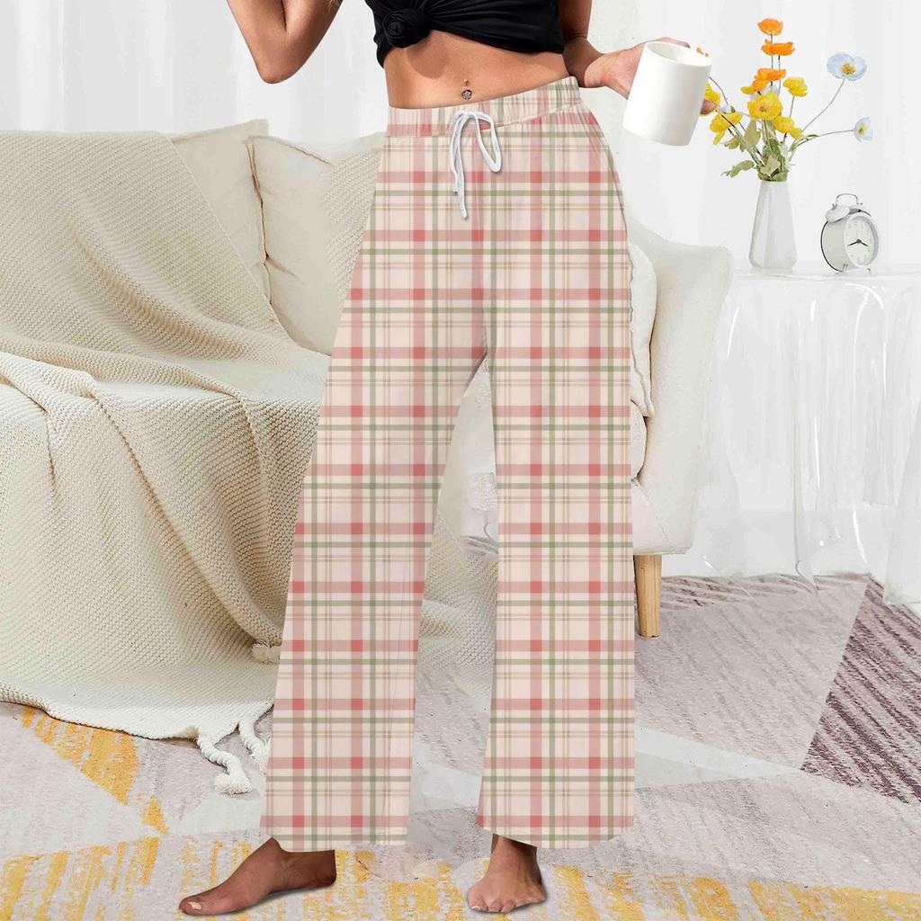 Women's Allover Printed Home Pants Sleeping Pajama Pants Long Pants Pajama Pants Yoga Pants