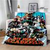 My Hero Academia Cartoon Printed Blanket Warm Flannel Blankets Soft and Comfortable Blanket Home Travel Blanket Birthday Gift