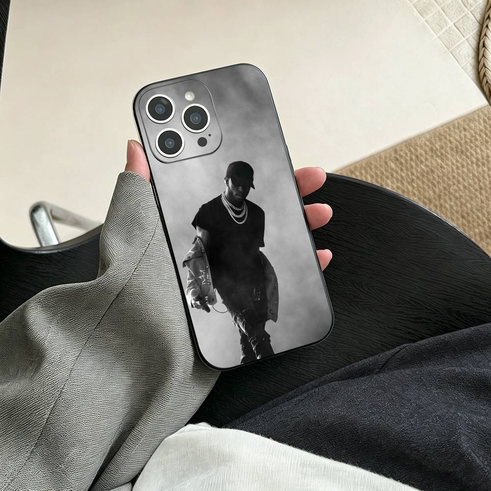 Чехол для телефона Anuel AA-Real Hasta La Muerte для iPhone 17, 16, 15, 14, 13, 12, 11 Plus, Pro Max, Другие Мягкий Черный Чехол
