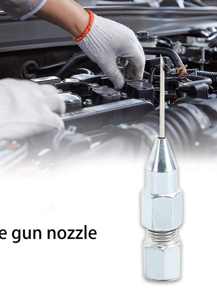 Ручной шприц для смазки Игольчатый наконечник Ручная головка пистолета Шланг Игольчатый наконечник Адаптер Длинный наконечник головки ручного шприца для смазки