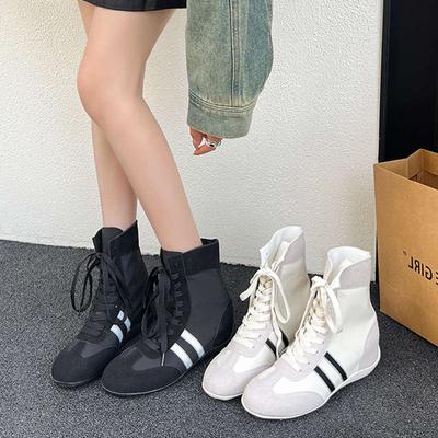 Dexun обувь женская новая модная боксерская обувь с высоким верхом, высококачественная на плоской подошве, легкие и удобные ботинки Мартин