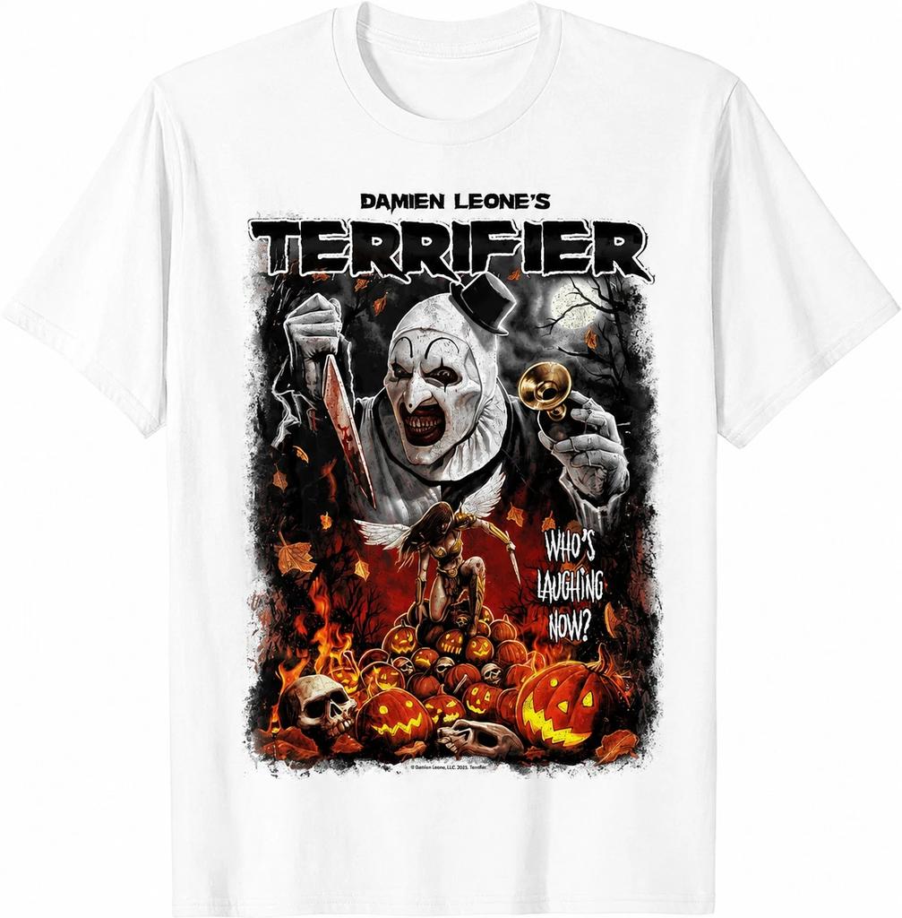 Horror Clown Halloween T-Shirt Sinister Circus Graphic Unisex Tee Sizes: S-5XL