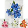 Silk Lily Flowers For Home Decoration Wedding Party Gift Photography Prop Party Supplies