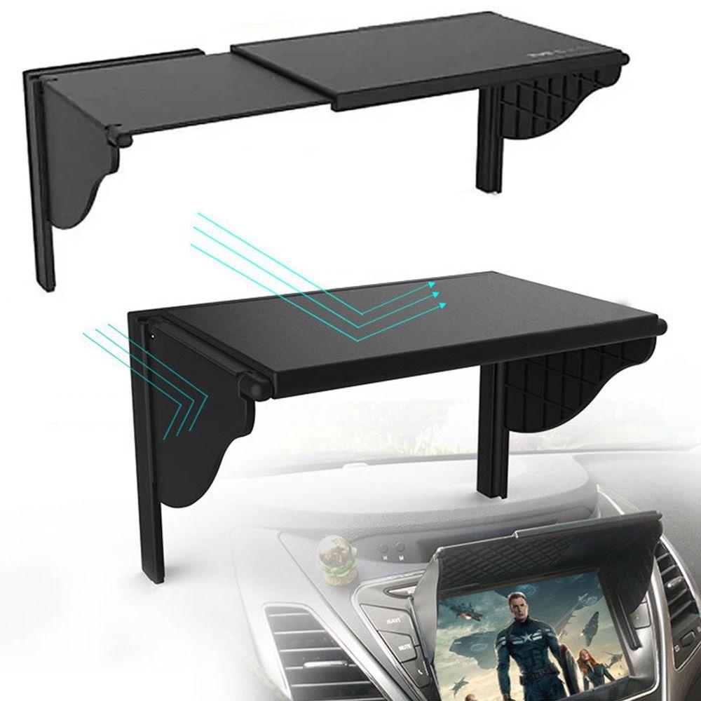 Anti-Glare Car Navigator Sunshade Visor Retractable Navigation Sun Hood GPS Navigator Screen