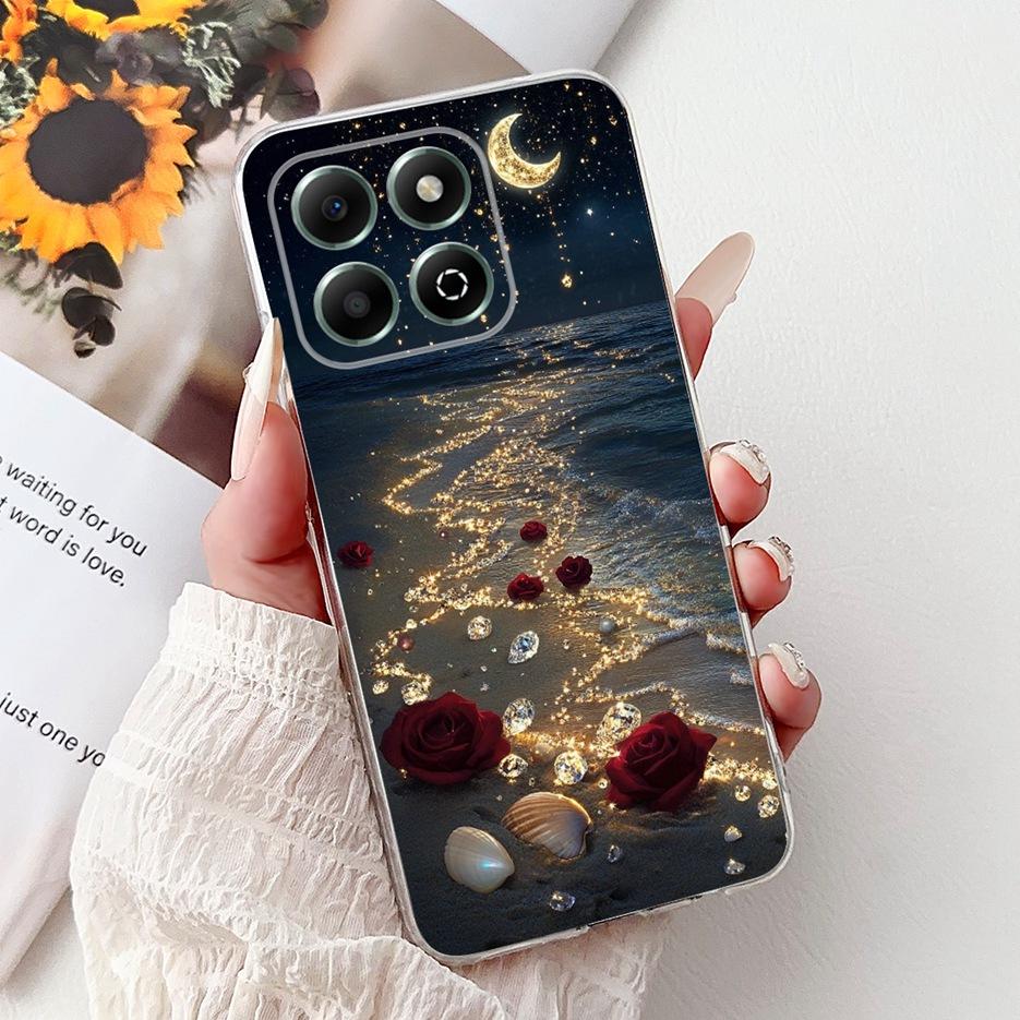 Чехол для Honor X6b JDY-LX1 JDY-LX2 Милый Чехол с Рисунком Счастливой Карпа Кои Мягкий Тонкий Чехол для Телефона Для Honor X6a X 6b HonorX6a HonorX6b Fundas