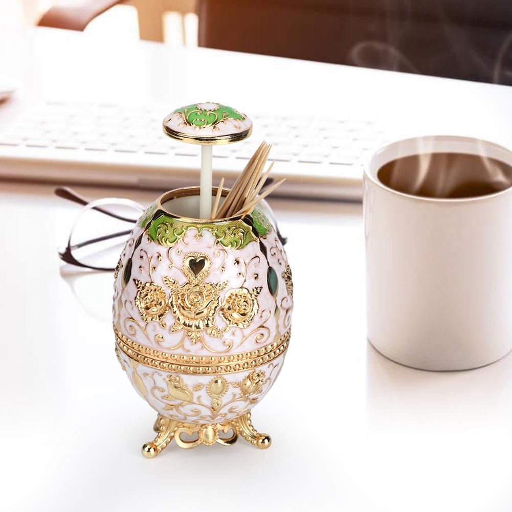 Автоматический вращающийся пресс держатель для зубочисток коробка диспенсер органайзер контейнер украшение для дома