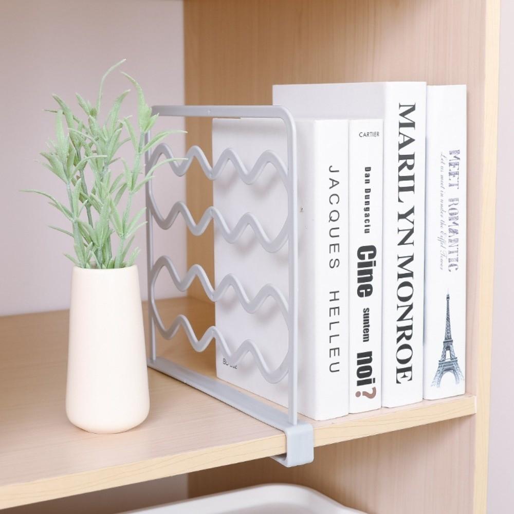 4Pcs Durable Shelf Dividers Adjustable Wardrobe Partition Board Stylish Closet Organizer Bookcase