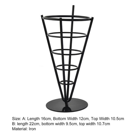 Держатель для картофеля фри, прочные компактные кухонные принадлежности, корзина для картофеля фри, конус для шведского стола, подставка для закусок, подставка для чипсов фри для вечеринок