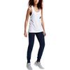 Nike Tank Tops Women's White U Neck Thin Straight Fit 726077-100