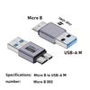 USB3.0 Micro B Adapter High Speed Type-C USB3.0 Micro B Connector  Phone Accessories