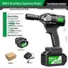 High Torque Brushless Impact Wrench, Rechargeable Lithium Battery, for Scaffolding, Woodworking, Auto Repair, and Socket Applications