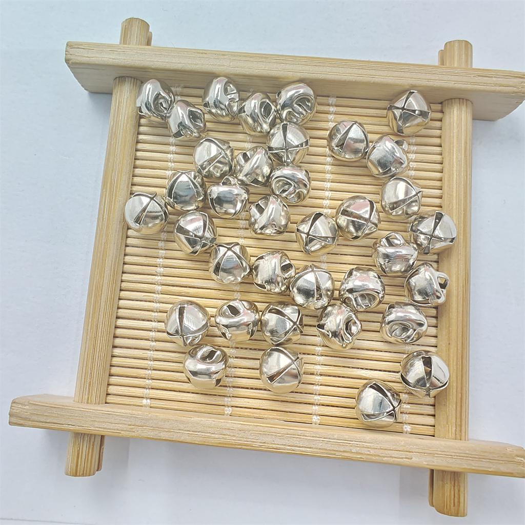 Товары для вечеринок своими руками Свадебные украшения Мода 6/8/10 мм Hoom украшения 100/50 шт Рождественские колокольчики Серебряный Золотой Маленький колокольчик