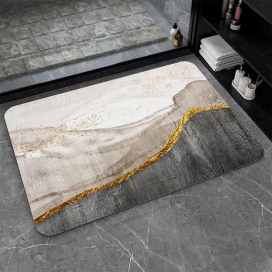 Мраморный ковер, мягкий нескользящий впитывающий коврик для пола, абстрактный современный коврик для прихожей, придверный коврик для ванной комнаты, кухни, спальни, гостиной, декор