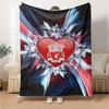 Liverpool Blanket Comfortable Great for Office Chair Chair Livingroom for All Seasons Playful Design Best Holiday Gift for Friends Family