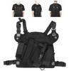Рация Нагрудный Фронтальный Подсумок Тактика Открытый Жилет Разгрузка Сумка для Ношения Сумка для ХраненияЧерный