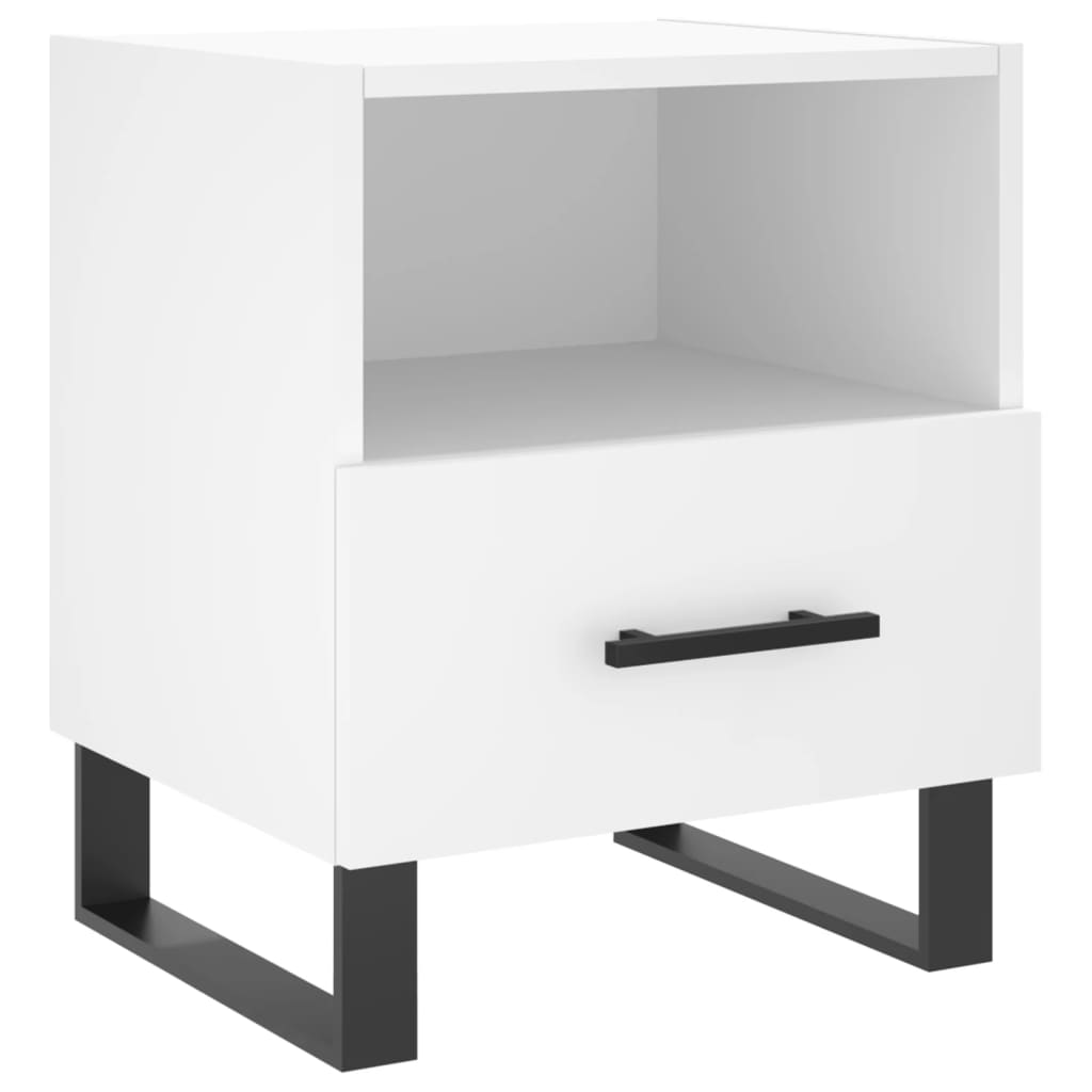 Nightstands 2 pcs White 40 x 35 x 47.5 cm Particleboard