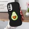 Зеленый чехол-авокадо для Samsung Galaxy A14 A21s A16 A15 A13 A11 A52 A12 Мягкий чехол для телефона A04 A22 A03 A06 A05 A33 A53 A23