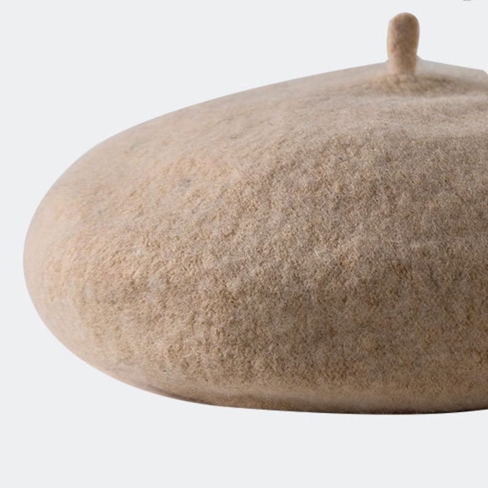 Warm Women Wool Beret Elastic Artistic Hat Elegant Painter Cap Autumn