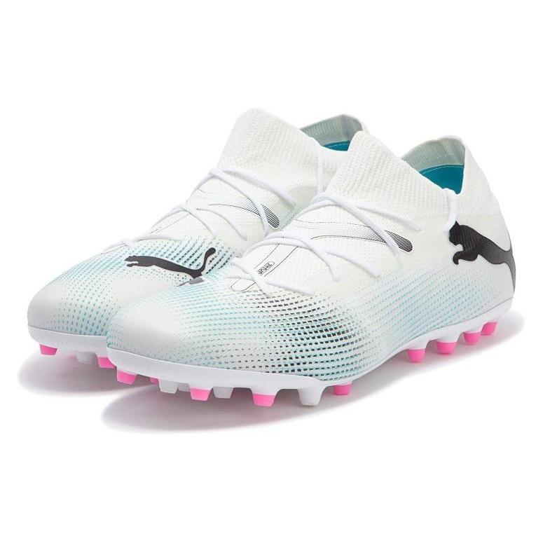 Puma Бутсы Future 7 Match MG 'Белый Синий Розовый' Мужские 107719-01