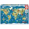 200 Piece Puzzle : World Map, Sean Sims
