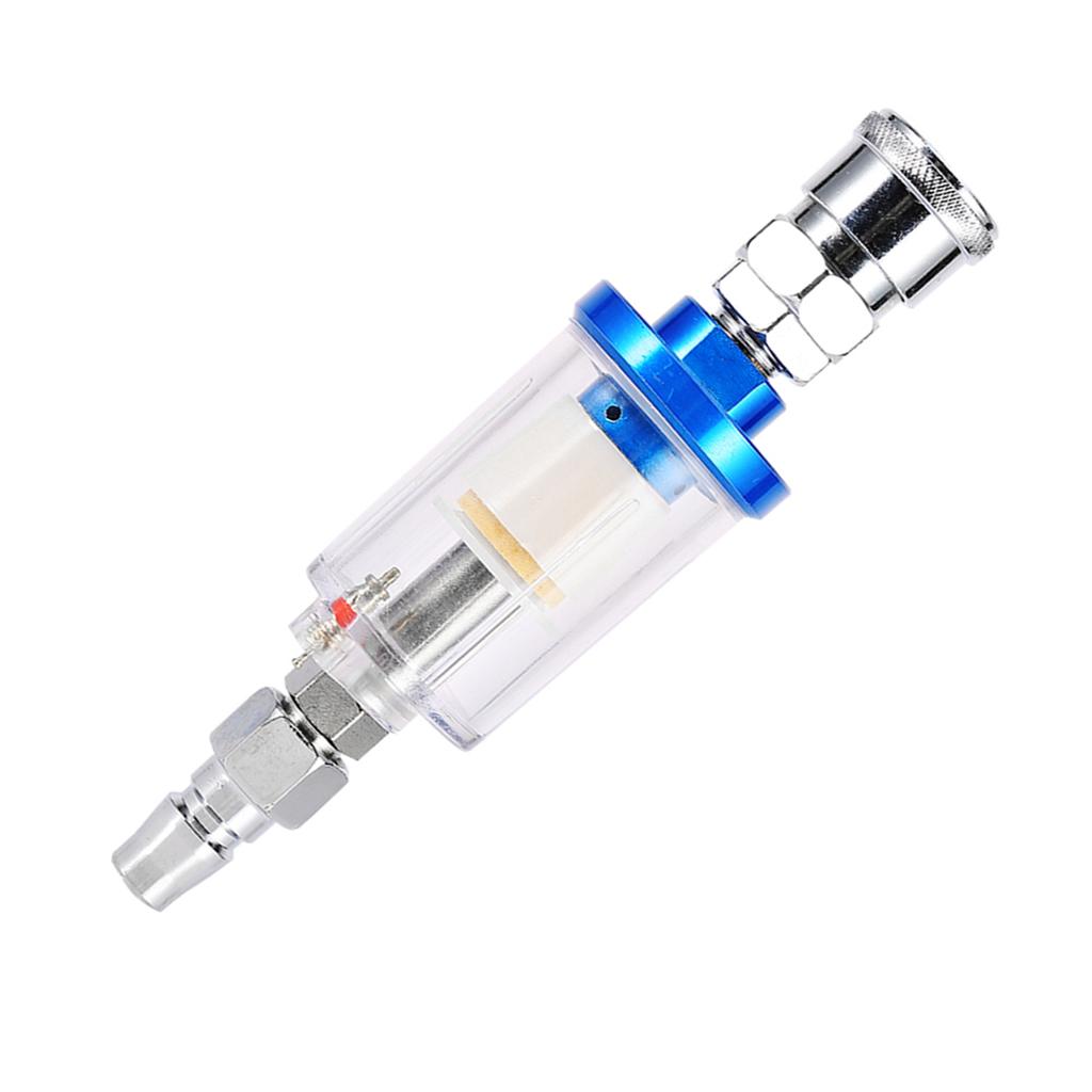 Spray Gun Air Line Filter Water Trap Clear Painting Moisture Separator with Male and Female Ada
