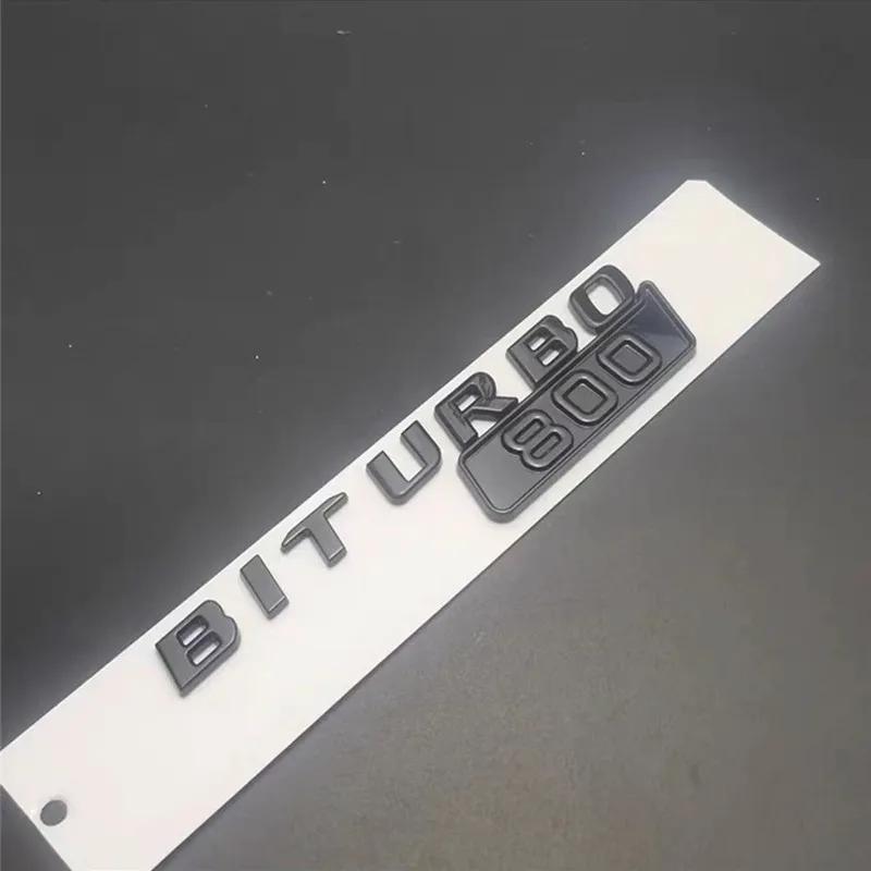 Автомобильные наклейки-эмблемы BITURBO 700 800 900 на крыло, багажник, кузов для Mercedes-Benz Brabus G Class G700 G800 G900 W463