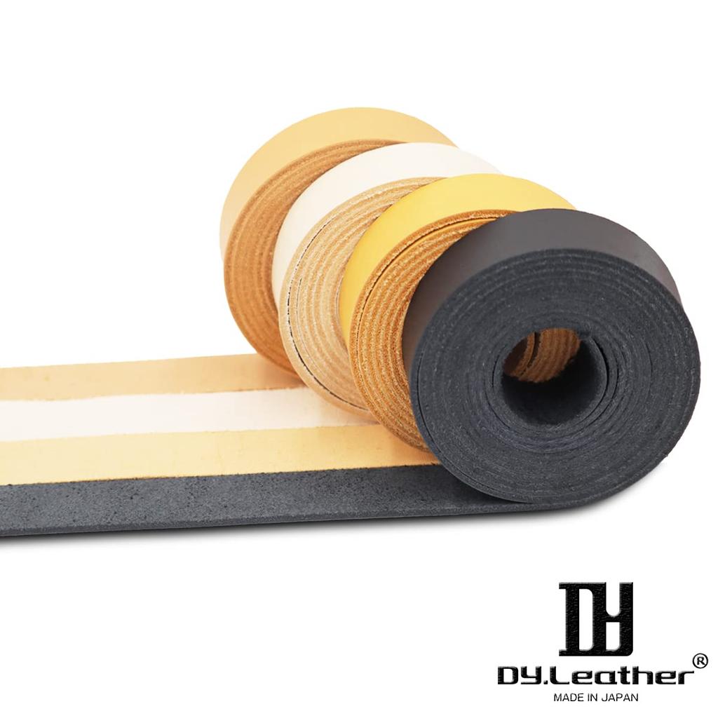 Кожаная лента 30мм Сделано из кожи Кожевенное ремесло Натуральная кожа Натуральная коровья кожа Натуральный 30мм 170см Черный DY.Leather [170см Длина, Ширина, 2.0мм]
