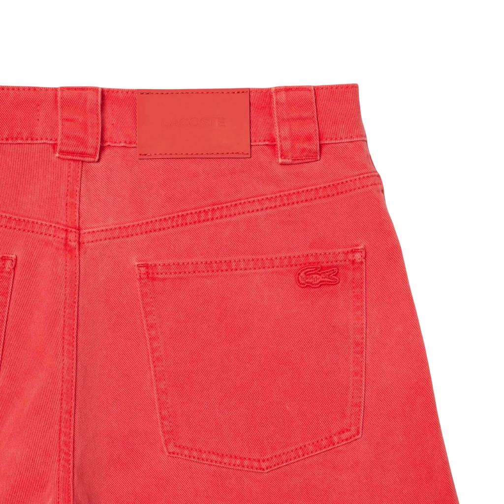 Lacoste Womens/Ladies Bermuda Natural Dyed Long Shorts