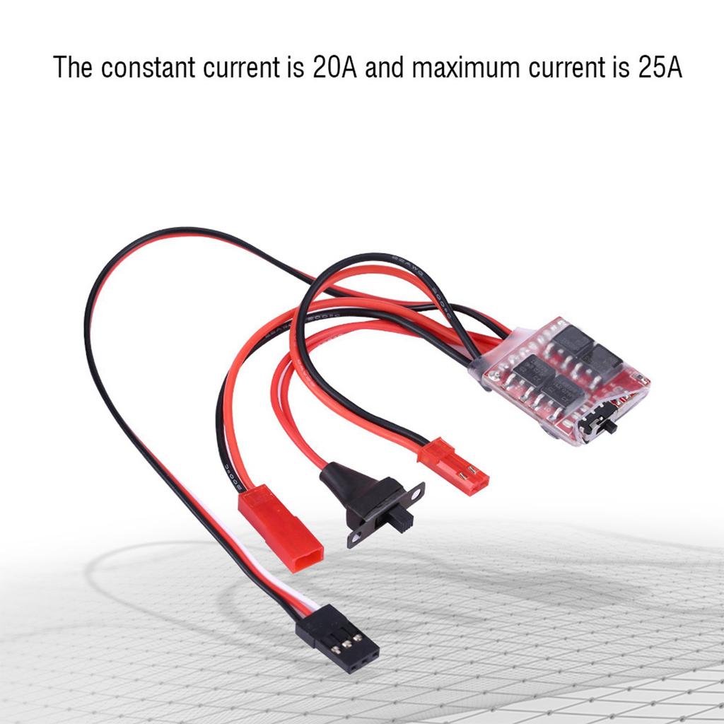 20A Brushed ESC Electronic Speed Controller With Brake for RC Car / Boat
