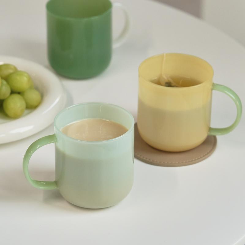 Бокал для вина из цветного стекла в скандинавском стиле, винтажный, миска для мороженого/хлопьев, стаканы, бокал, чашка из высокоборосиликатного стекла, посуда для напитков, барная посуда