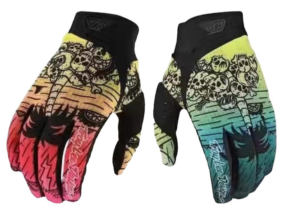2023 New TLD Motorcycle Bicycle Cycling Thin Long Finger Men's and Women's Racing Gloves Outdoor Sports Gloves