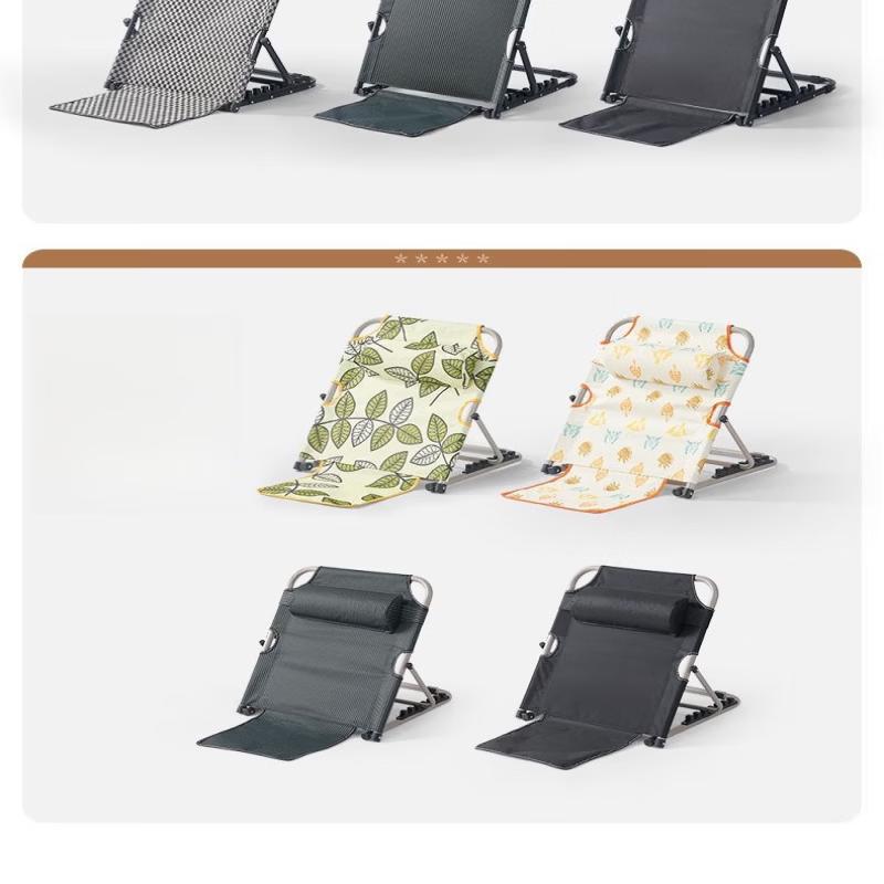 OIMG Folding Dormitory Bed Backrest Chair