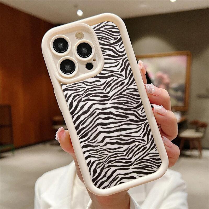 Phone Case for Xiaomi Redmi Note 13 Pro Plus 12 11 10 12S 11S 10S 9S 8 9 13C 12C 10C 9A 9C A1 A2 A3 Pro Cover Zebra Striped
