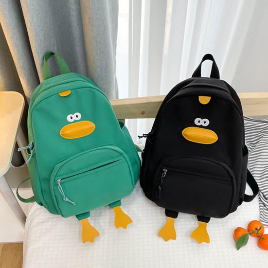 Забавный рюкзак большой емкости с милым дизайном утки из нейлоновой ткани, водонепроницаемый для детей, для школы