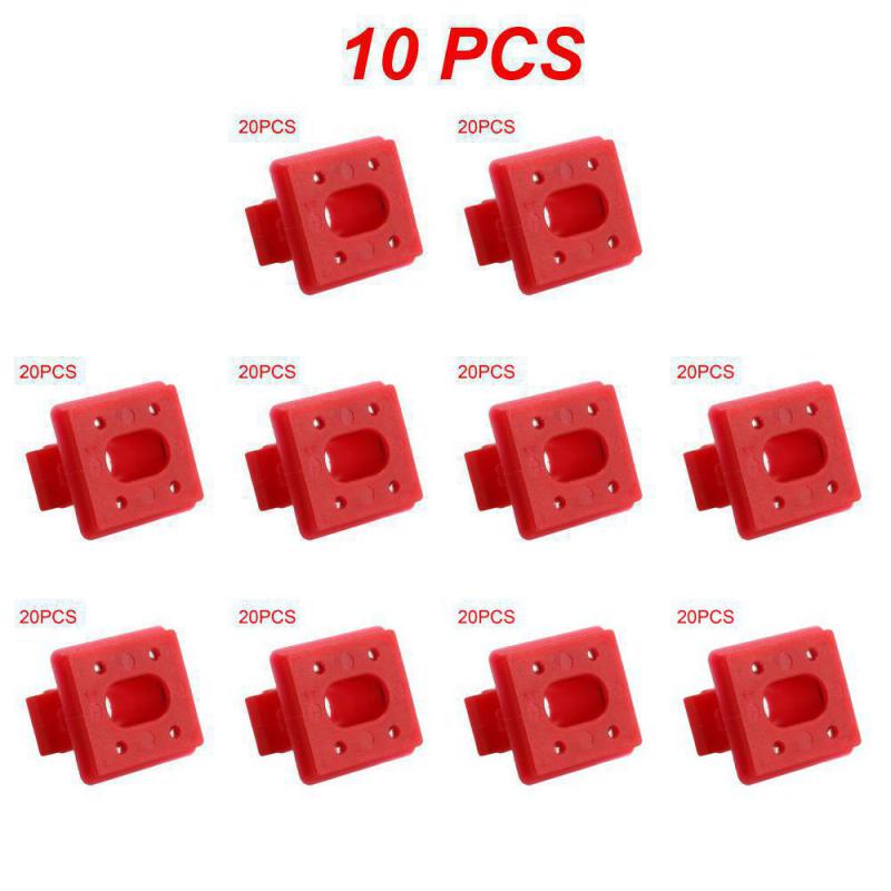 1~10PCS Red Insert Grommets Durable For E46/e65/e66/e83n Car Accessories Panel Fixing Buckles Practical Car Fasten Clips