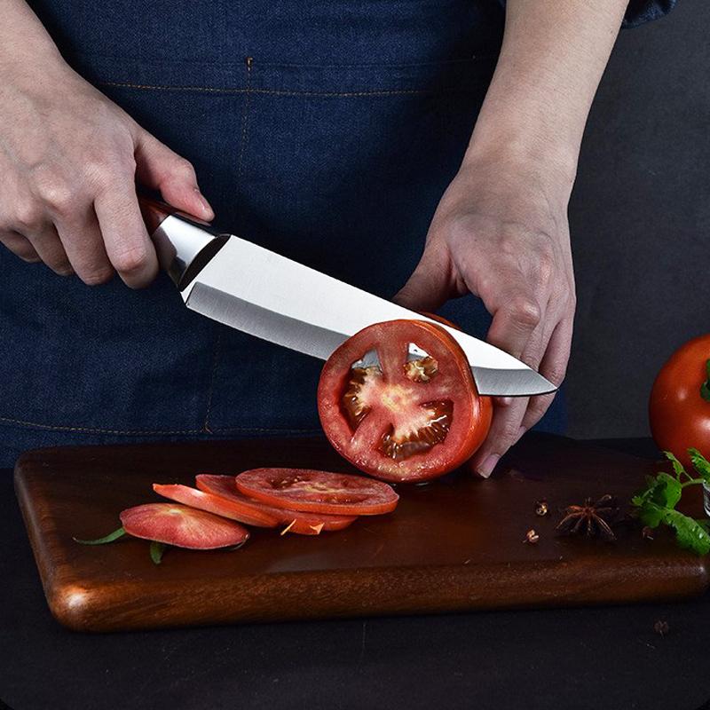 Кухонные ножи Ножи шеф-повара Нержавеющая сталь Тесак для мяса Нож мясника Нож для овощей Нож для филе рыбы